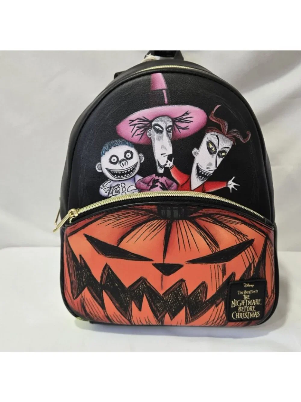 NWT Disney Nightmare Before Christmas Oogie's Boys Pumpkin Mini Backpack